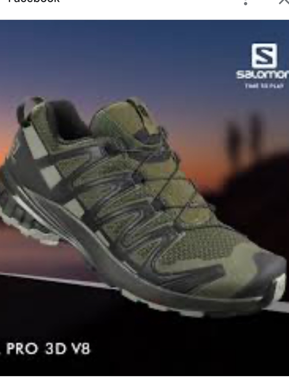 Salomon Trail Hiking Shoes Men’s Size 9
